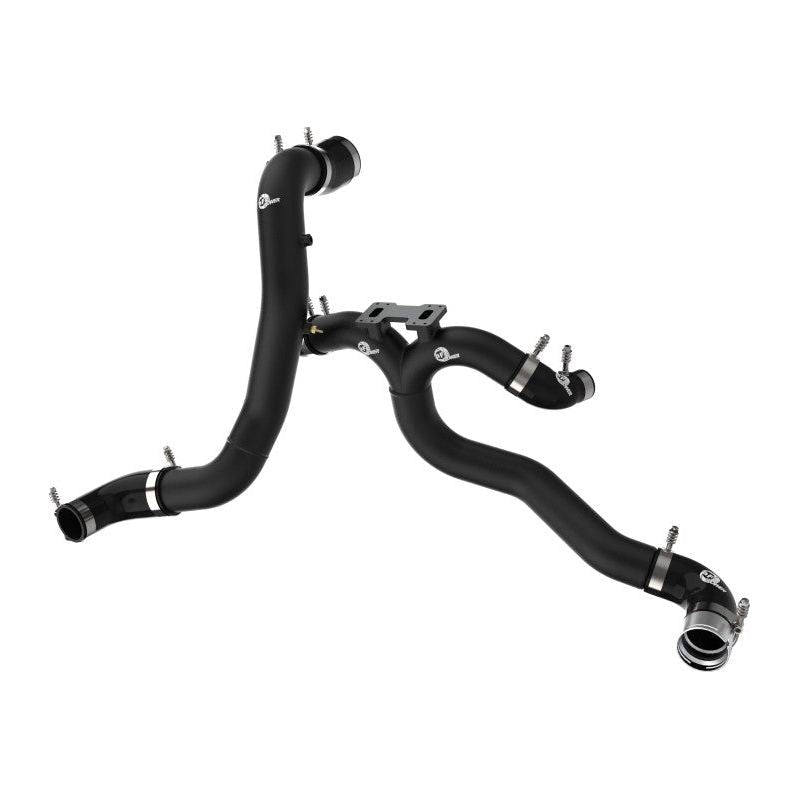 AFE 2018-2023 Kia Stinger V6-3.3L BladeRunner Alum Hot/Cold Charge Pipe Kit Black