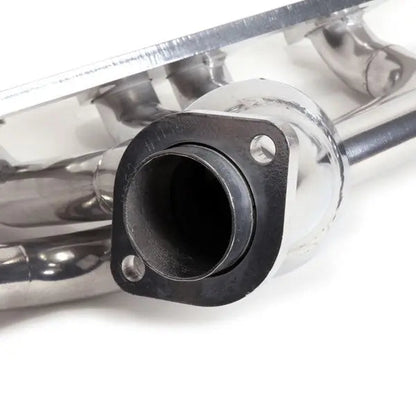 Jeep Cherokee Wrangler 4.0 1-1/2 Shorty Exhaust Header Polished Silver Ceramic 91-99