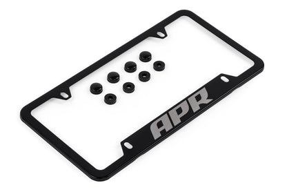 APR License Plate Frame - Thick, Black w/ Hiders