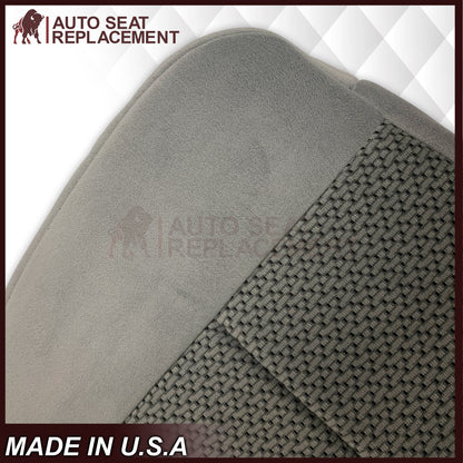 2001 Ford F250 F350 XLT Extended Quad Cab Gray Cloth Seat Cover