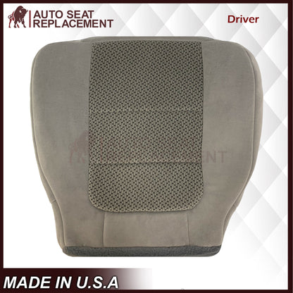 2001 Ford F250 F350 XLT Extended Quad Cab Gray Cloth Seat Cover