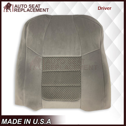 2001 Ford F250 F350 XLT Extended Quad Cab Gray Cloth Seat Cover