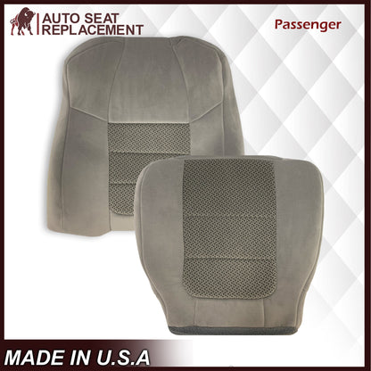 2001 Ford F250 F350 XLT Extended Quad Cab Gray Cloth Seat Cover