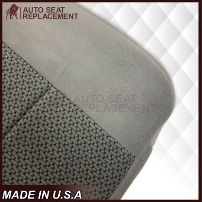 2001 Ford F250 F350 XLT Extended Quad Cab Gray Cloth Seat Cover