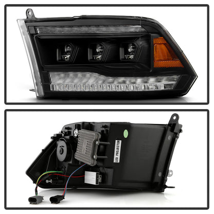 SPYDER 09-18 Dodge RAM 1500 / 10-19 RAM 2500/3500 Headlights - Halogen Model Only 5088666