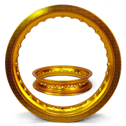 2 Pit Bike Rims 10 inch 28 Hole + Spokes