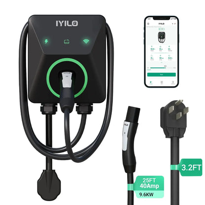 IYILO Level 2 EV Charger NACS (J3400) Plug-In – 40A