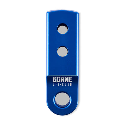 Borne Off-Road CNC Hitch Receiver Shackle 2in Blue BNHR-2-BL