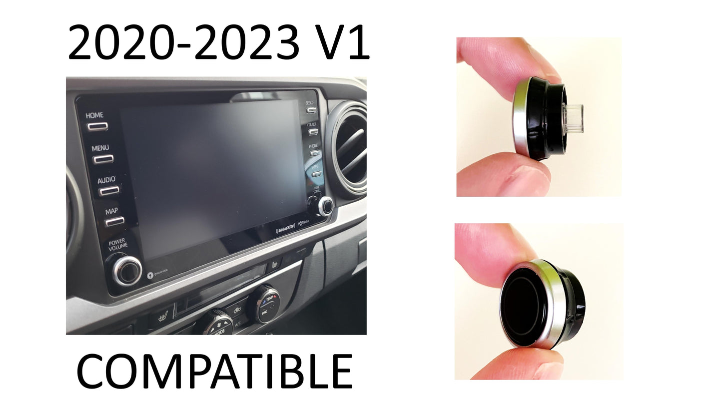 Radio Knobs (2020-2023 Tacoma V1) - ARMY GREEN
