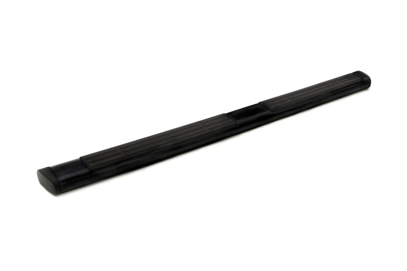 Lund 07-18 Chevy Silverado 2500/3500 Ext. Cab 6in. Oval Straight Black Nerf Bars - Black