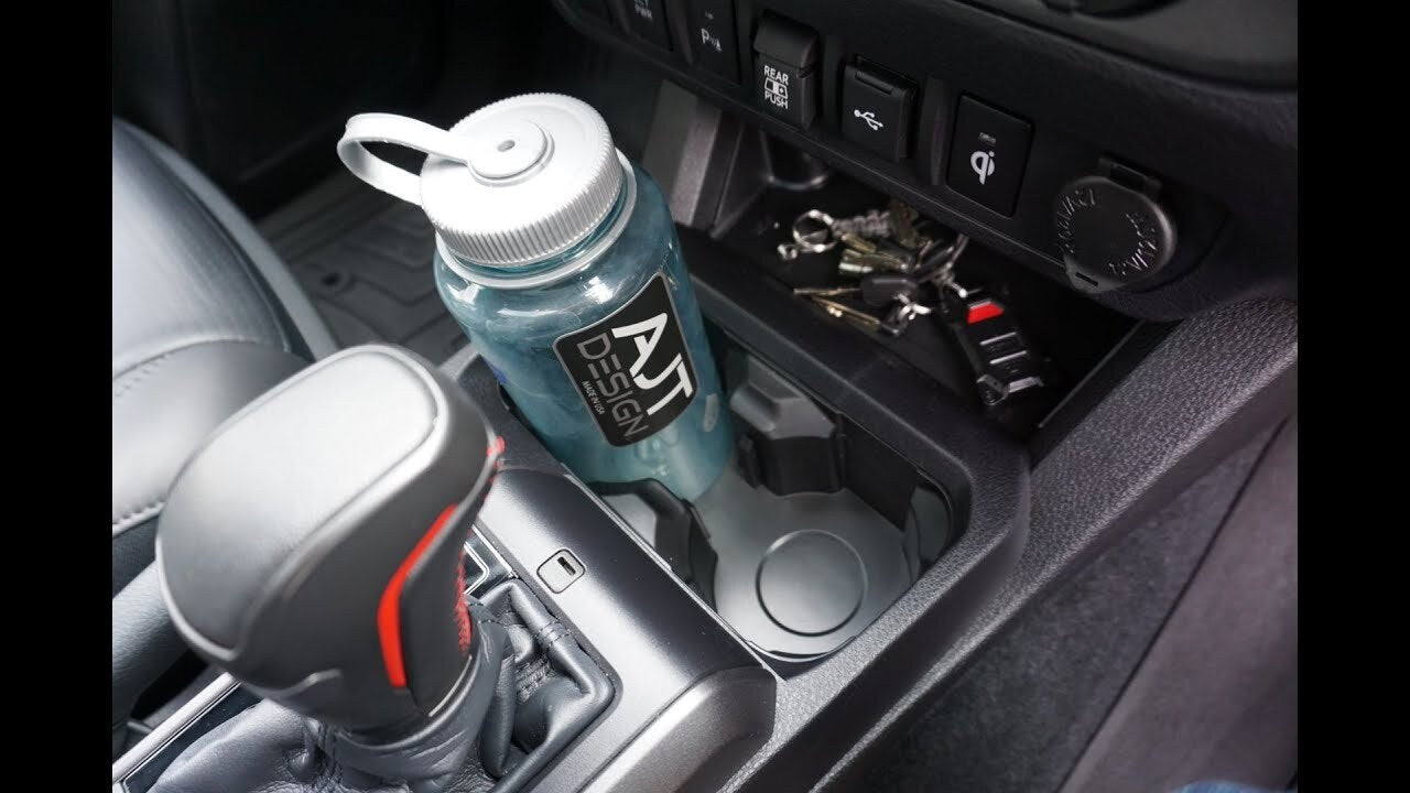 Oversize Cup Holder with Tray (2016-2023 Tacoma) - CAVALRY BLUE