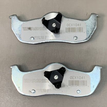 WAGNER OEx Premium Ceramic Disc Brake Pad Set 6" x 3" OEX1041