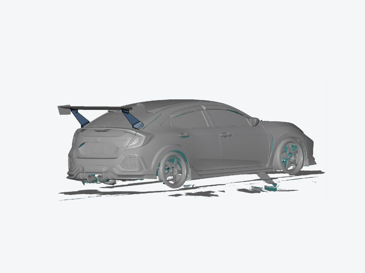 GT Wing – Honda Civic Type R/Sport (FK7/FK8, 2017-2021)