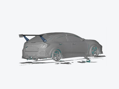 GT Wing – Honda Civic Type R/Sport (FK7/FK8, 2017-2021)