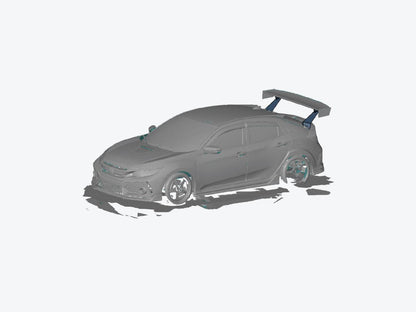 GT Wing – Honda Civic Type R/Sport (FK7/FK8, 2017-2021)