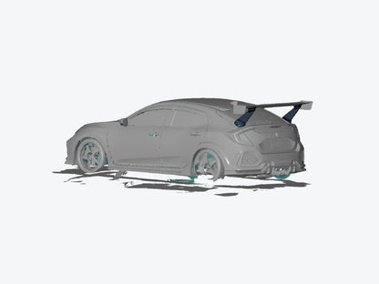 GT Wing – Honda Civic Type R/Sport (FK7/FK8, 2017-2021)