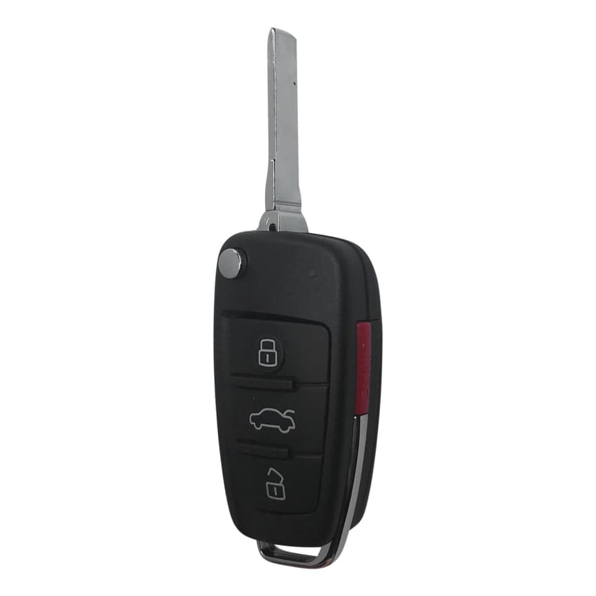 Audi 2005-2015 OEM 4 Button Flip Key IYZ 3314 (NO KESSY)