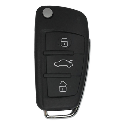 Audi A6 Q7 2005-2011 3 Button Flip Key For IYZ 3314 Chip 8E (Non KESSY) | Aftermarket