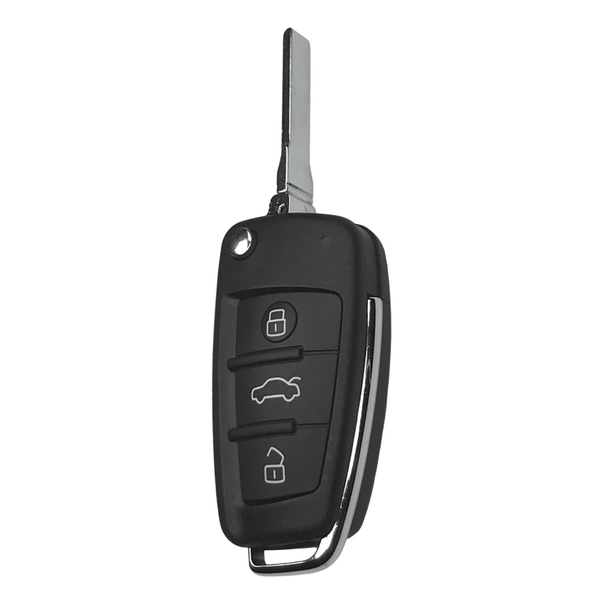 Audi A6 Q7 2005-2011 3 Button Flip Key For IYZ 3314 Chip 8E (Non KESSY) | Aftermarket