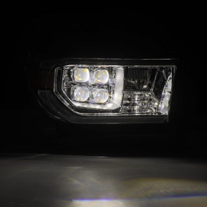 AlphaRex 07-13 Toyota Tundra / 08-17 Sequoia NOVA LED Proj HL Chrome w/Actv Light Seq. Sig + DRL 880819 *Discontinued