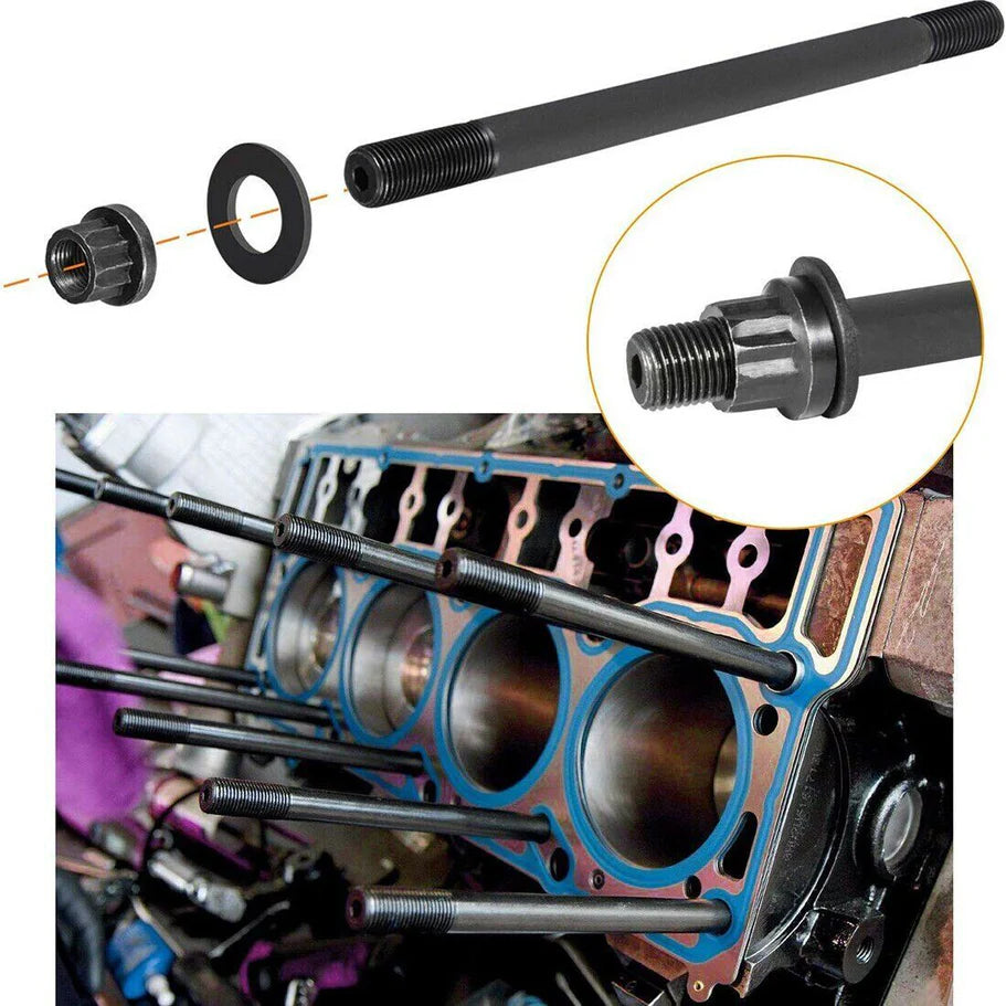 Bull Boost Performance 6.0L Powerstroke Cylinder Head Stud Kit – Ford F250/F350/F450/F550 VT365