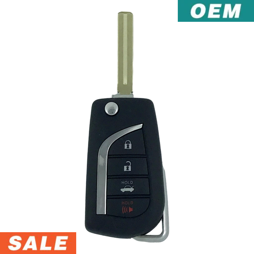 Toyota Camry Corolla 2018-2026 OEM 4 Button Flip Key HYQ12BFB / HYQ12BGF (H/8A Chip)