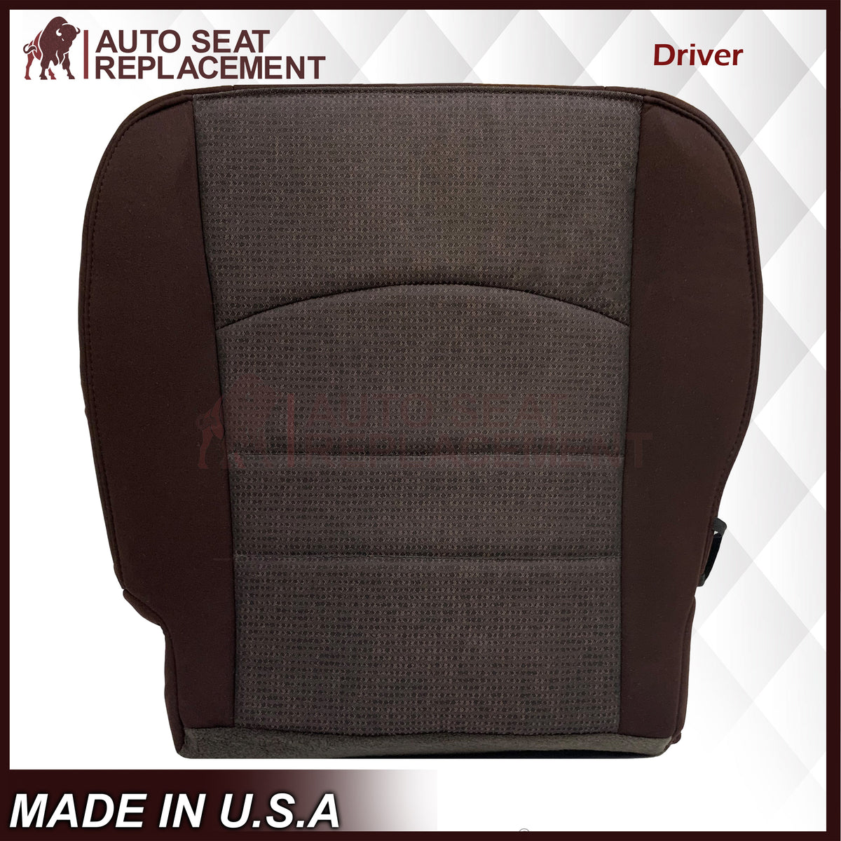 2013 - 2018 Dodge Ram 1500 2500 SLT Outdoorsman Cloth Seat Covers In Brown