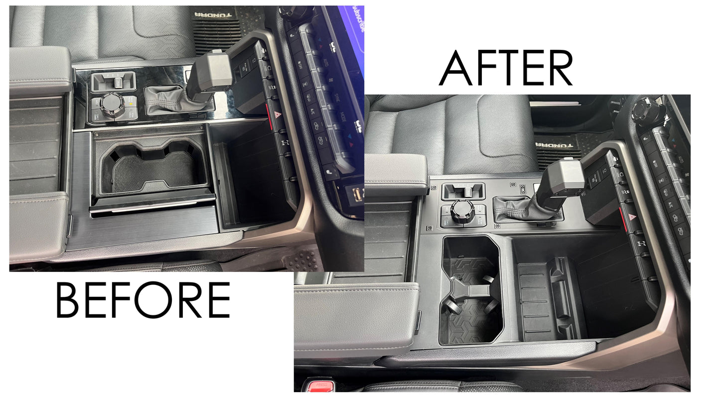 Cup Holder "Downgrade" Kit (2022+ Tundra)