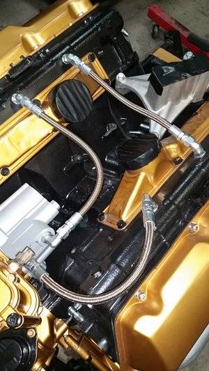 94.5-03 7.3L CNC Fabrication Driver Side Replacement Hpop Line With Fittings
