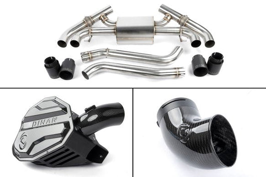 Dinan G2x M340i/M440i Foundation Package (F) Carbon Intake / Black Exhaust / Turbo Inlet