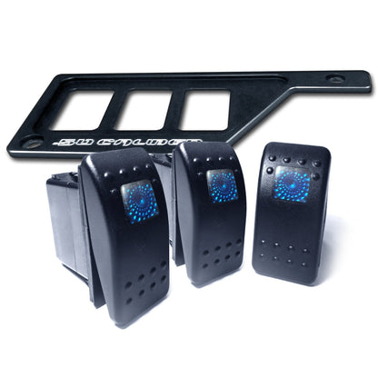 RZR XP1000 Left Side 3 Switch Dash Panel