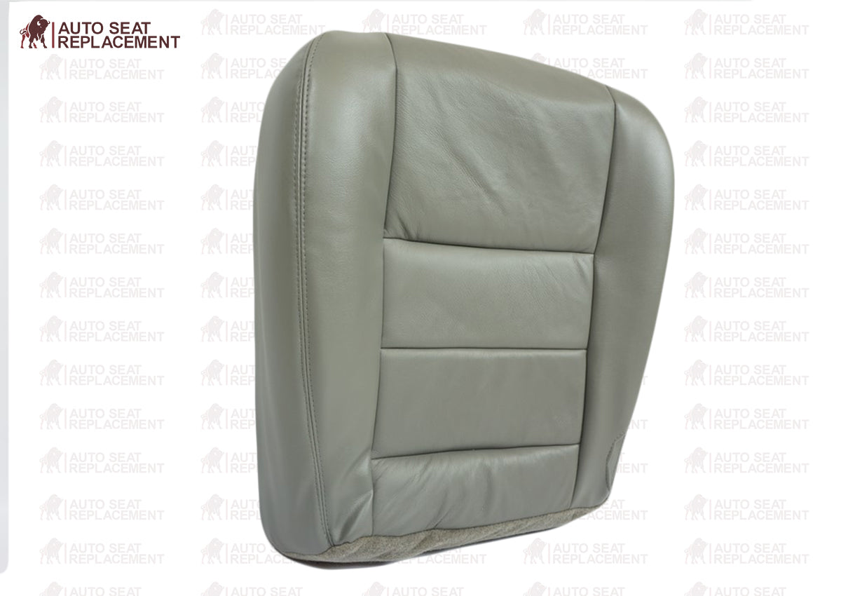 2002 2003 2004 2005 2006 2007 Ford F250 F350 Lariat Bottom Leather Seat Cover Gray