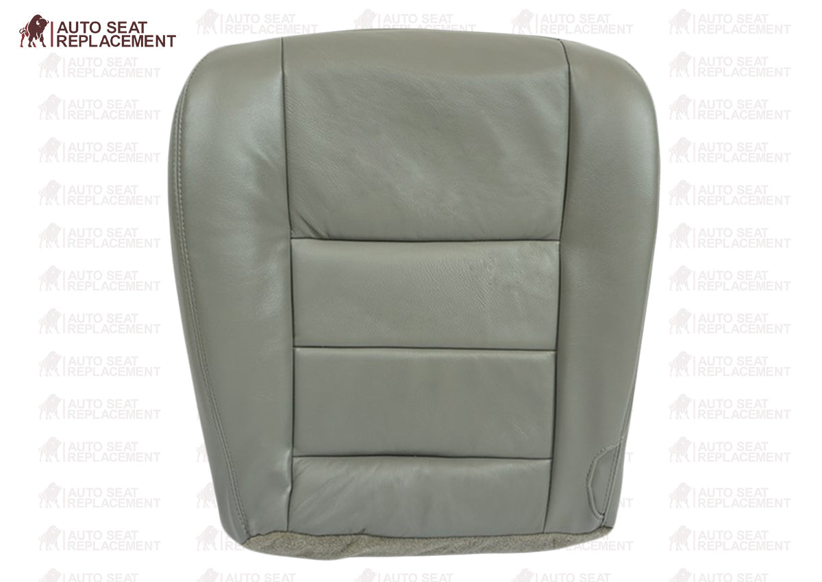 2002 2003 2004 2005 2006 2007 Ford F250 F350 Lariat Bottom Leather Seat Cover Gray