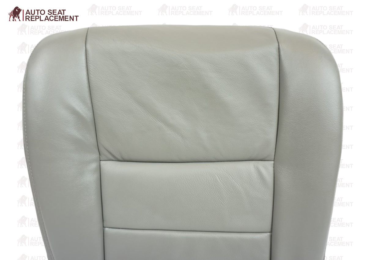 2002 2003 2004 2005 2006 2007 Ford F250 F350 Lariat Bottom Leather Seat Cover Gray