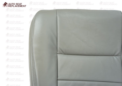 2002 2003 2004 2005 2006 2007 Ford F250 F350 Lariat Bottom Leather Seat Cover Gray