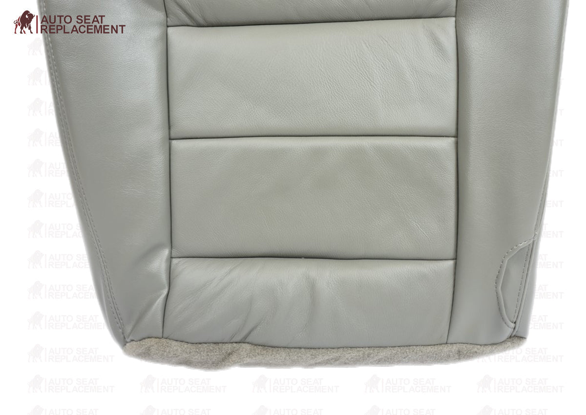 2002 2003 2004 2005 2006 2007 Ford F250 F350 Lariat Bottom Leather Seat Cover Gray