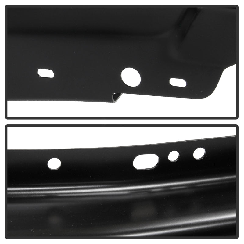 Spyder Ford F150 09-14 w/Fog Light Hole Front Bumper - Black (OEM # 9L3Z17757DPTM) 9948459