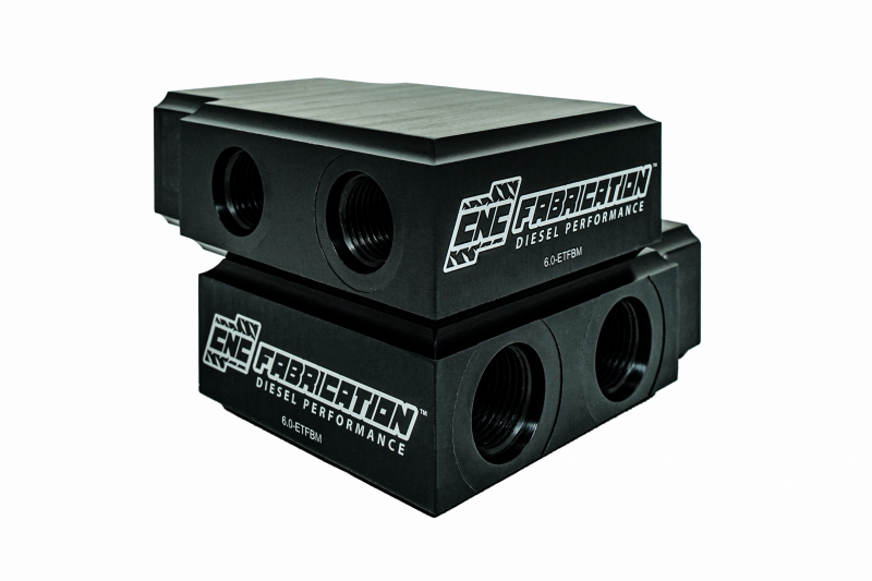 05-07 6.0L CNC Fabrication In-line Transmission Filter By-pass Manifold