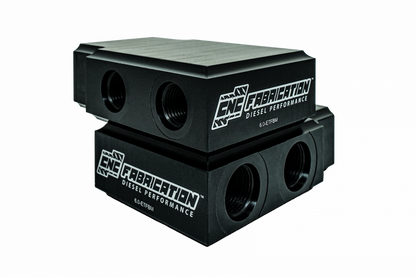 05-07 6.0L CNC Fabrication In-line Transmission Filter By-pass Manifold