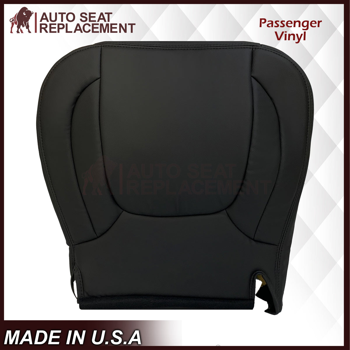 2002-2005 Dodge Ram ST WORK TRUCK 1500 2500 3500 Replacement Seat Covers In Dark Slate "Dark Gray" Synthetic Leather (Vinyl)
