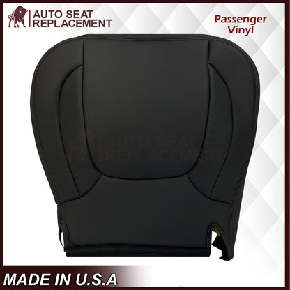 2002-2005 Dodge Ram ST WORK TRUCK 1500 2500 3500 Replacement Seat Covers In Dark Slate "Dark Gray" Synthetic Leather (Vinyl)