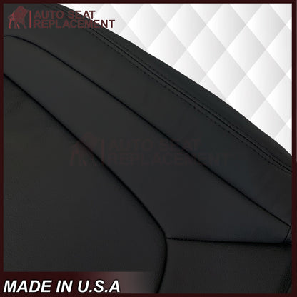 2002-2005 Dodge Ram ST WORK TRUCK 1500 2500 3500 Replacement Seat Covers In Dark Slate "Dark Gray" Synthetic Leather (Vinyl)