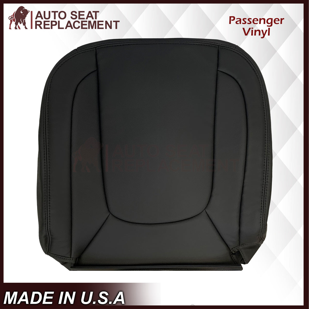 2002-2005 Dodge Ram ST WORK TRUCK 1500 2500 3500 Replacement Seat Covers In Dark Slate "Dark Gray" Synthetic Leather (Vinyl)