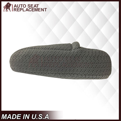 1995 - 1999 Chevy Silverado Tahoe & Suburban Gray Cloth Replacement Front Seat Covers ( Pewter Gray )