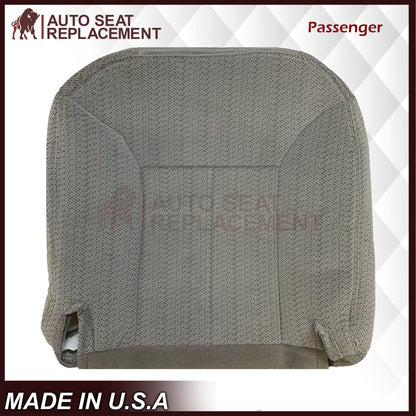 1995 - 1999 Chevy Silverado Tahoe & Suburban Gray Cloth Replacement Front Seat Covers ( Pewter Gray )