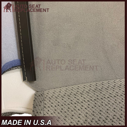 1995 - 1999 Chevy Silverado Tahoe & Suburban Gray Cloth Replacement Front Seat Covers ( Pewter Gray )