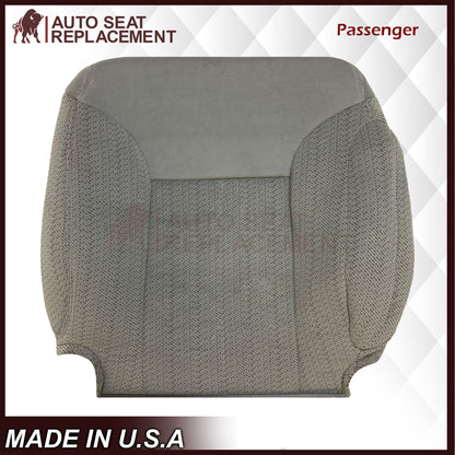 1995 - 1999 Chevy Silverado Tahoe & Suburban Gray Cloth Replacement Front Seat Covers ( Pewter Gray )