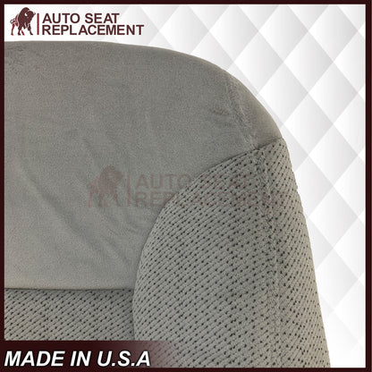 1995 - 1999 Chevy Silverado Tahoe & Suburban Gray Cloth Replacement Front Seat Covers ( Pewter Gray )