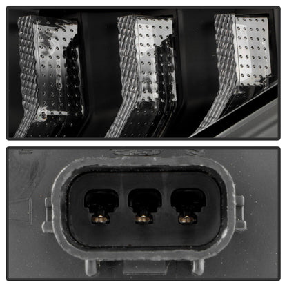 SPYDER Honda Civic 16-20 LED Model High-Power LED Module Headlights - Black (PRO-YD-HC16LEDAP-SEQGR-BK) 5088932