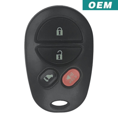 Toyota Sienna 2004-2013 OEM 4 Button Keyless Entry Remote GQ43VT20T